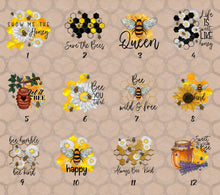 Load image into Gallery viewer, Bees and Honey DTF Transfers- Direct to Film