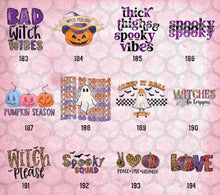 Load image into Gallery viewer, Halloween II Themed DTF Transfers