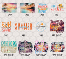 Load image into Gallery viewer, Summer Themed DTF Transfers IIII