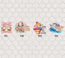 Load image into Gallery viewer, Summer Themed DTF Transfers IIII