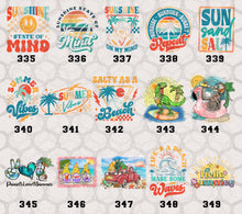 Load image into Gallery viewer, Summer Themed DTF Transfers IIII