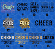 Load image into Gallery viewer, Cheer and Dance Themed DTF Transfers