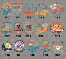 Load image into Gallery viewer, Summer Themed DTF Transfers IIII