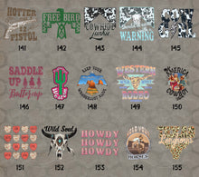 Load image into Gallery viewer, Country Chic, Western and Farm Life IV Themed DTF Transfers