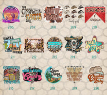 Load image into Gallery viewer, Country Chic, Western and Farm Life IV Themed DTF Transfers