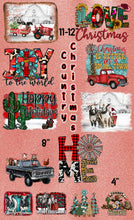 Load image into Gallery viewer, Pre Designed DTF Gang Sheet- Multiple Designs and Themes