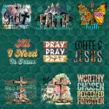 Load image into Gallery viewer, Pre Designed DTF Gang Sheet- Multiple Designs, Themes and Sizes