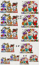 Load image into Gallery viewer, Pre Designed DTF Gang Sheet- Multiple Designs and Themes