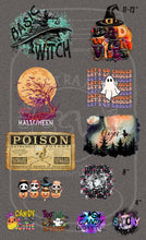 Load image into Gallery viewer, Pre Designed DTF Gang Sheet- Multiple Designs and Themes
