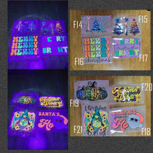 Load image into Gallery viewer, Fluorescent Glow Adult Size DTF- Clearance