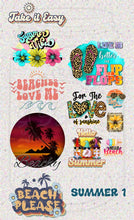 Load image into Gallery viewer, Pre Designed DTF Gang Sheet- Multiple Designs and Themes