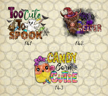 Load image into Gallery viewer, Halloween II Themed DTF Transfers