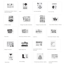 Load image into Gallery viewer, Ready to Ship Reusable Silkscreen Stencil- for Use On Tees, Glass, Tile and More Group 2