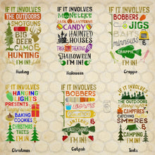 Load image into Gallery viewer, If It Involves Designs DTF Transfers