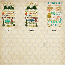 Load image into Gallery viewer, If It Involves Designs DTF Transfers