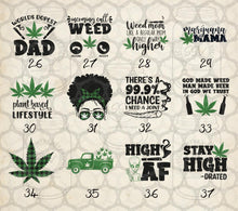 Load image into Gallery viewer, Because I Was High Weed Themed- Tees and Sweatshirts