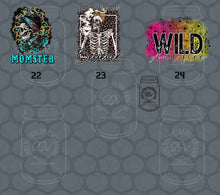 Load image into Gallery viewer, Boho Hippie Goth Themed DTF Transfers