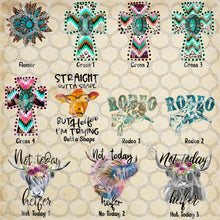 Load image into Gallery viewer, Country Chic, Western, Farm Life Themed DTF Transfers