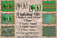 Load image into Gallery viewer, Saint Patrick's Day Design Bundle- PNG Clip Art Instant Digital Download