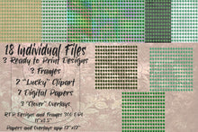 Load image into Gallery viewer, Saint Patrick's Day Design Bundle- PNG Clip Art Instant Digital Download