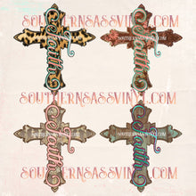 Load image into Gallery viewer, Faith Cross Design Elements - Digital Download (Sublimation, Heat Transfer, HTV, Graphic Designs, Clip Art, Commercial Use)
