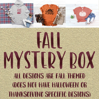 Fall Themed Screen Print and Sublimation Mystery Box