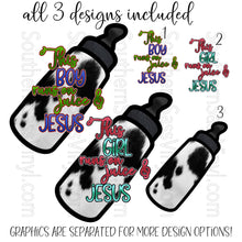 Load image into Gallery viewer, Jesus and Juice- PNG Clip Art Instant Digital Download