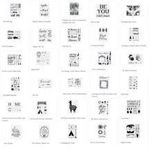 Load image into Gallery viewer, Ready to Ship Reusable Silkscreen Stencil- for Use On Tees, Glass, Tile and More Group 2