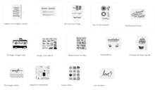 Load image into Gallery viewer, Ready to Ship Reusable Silkscreen Stencil- for Use On Tees, Glass, Tile and More Group 2