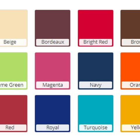 Flock Color Code 20 New Flock HTV Colors Coming – SSV Custom Transfers