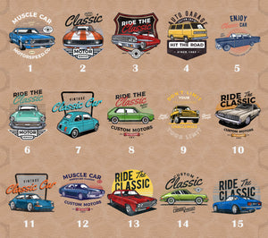 Car Transfer Design Classic Car DTF Heat Transfers – SSV Custom Transfers