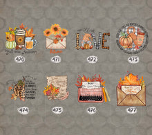 Load image into Gallery viewer, Fall Themed DTF Transfers VI