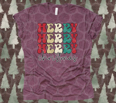 Merry Christmas DTF Design