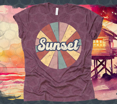 Sunset DTF Design