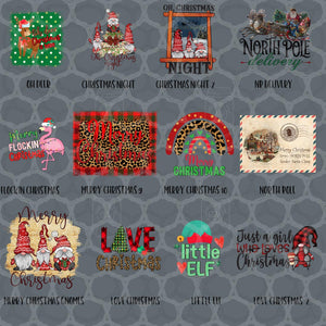 Winter and Christmas Sublimation Transfers III