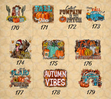 Load image into Gallery viewer, Fall Themed DTF Transfers III