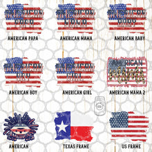 Load image into Gallery viewer, Patriotic Designs Sublimation Transfers