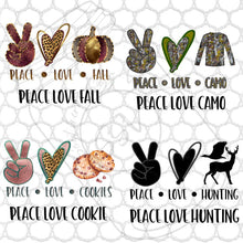 Load image into Gallery viewer, Peace Love Designs- Tees and Sweatshirts