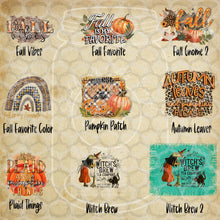 Load image into Gallery viewer, Fall Themed Sublimation Transfers