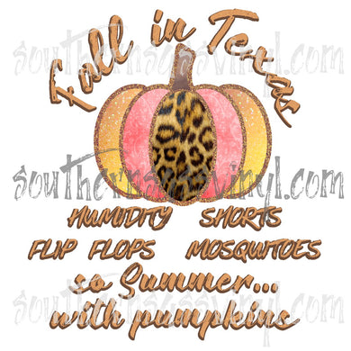 Fall in Texas- PNG Clip Art Instant Digital Download