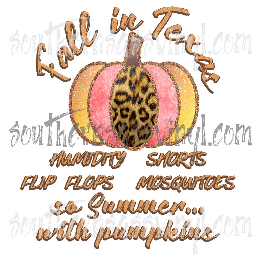 Fall in Texas- PNG Clip Art Instant Digital Download
