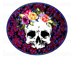 Flower Skull- Digital Download