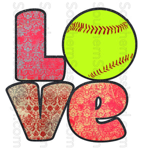 Softball Love- Digital Download
