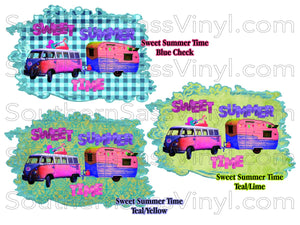 Sweet Summer Time- PNG Clip Art Instant Digital Download