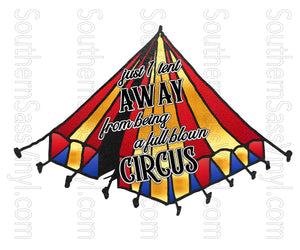 Full Blown Circus- PNG Clip Art Instant Digital Download