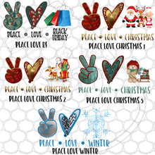 Load image into Gallery viewer, Peace Love Designs- PNG Clip Art Instant Digital Download